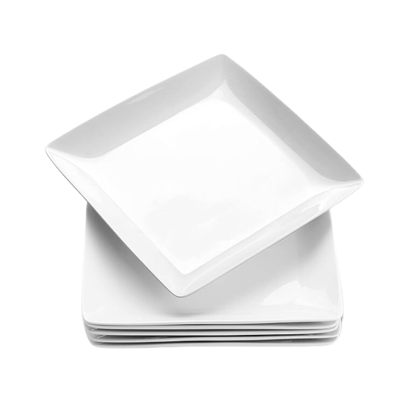 White Square Plate
