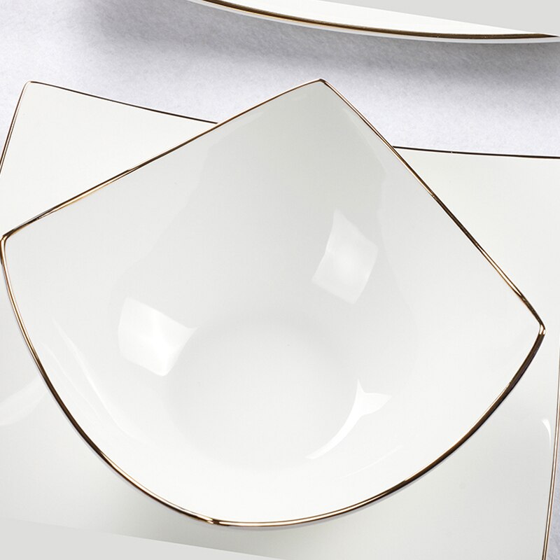 European Square Dining Plate